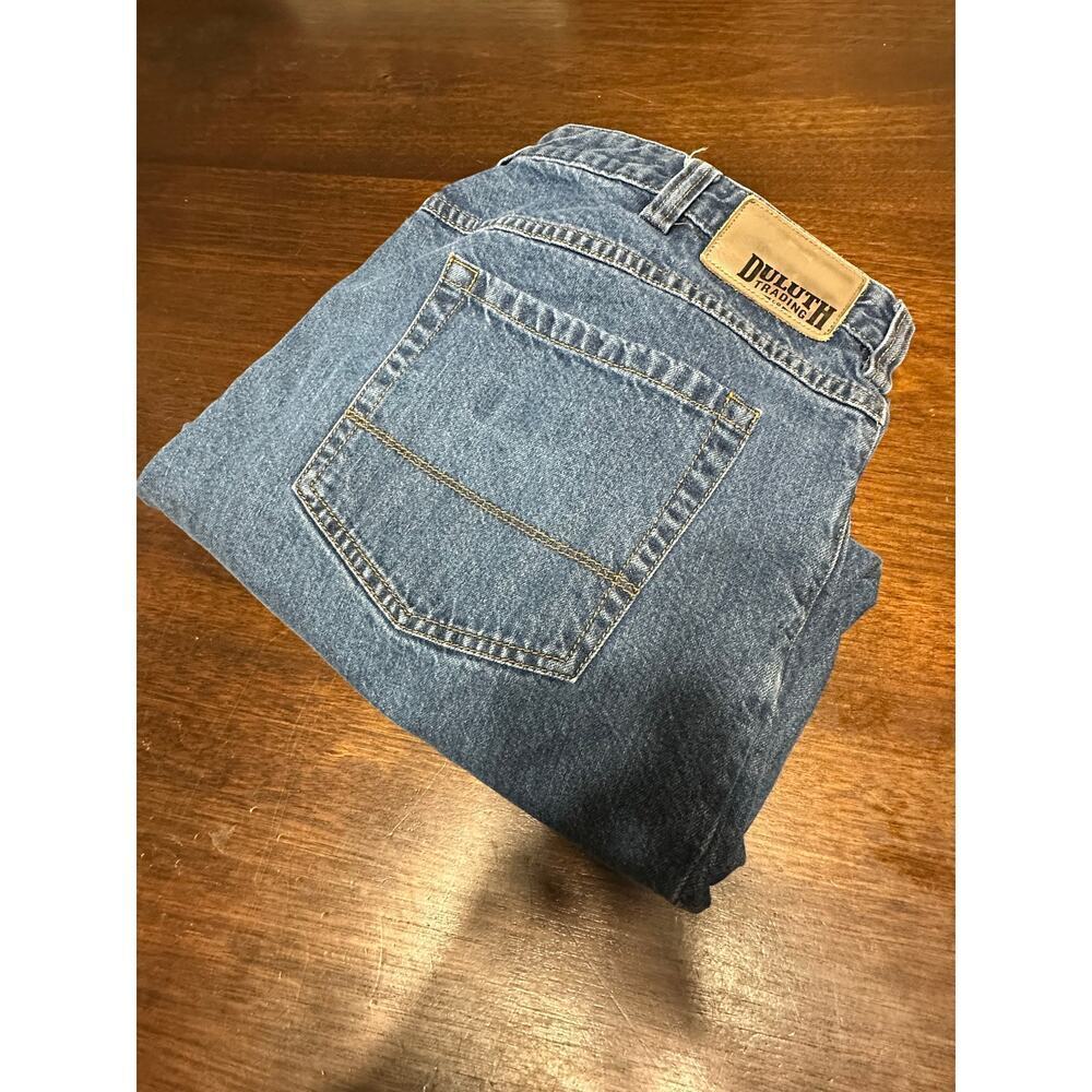 Duluth Trading Jeans Mens 40x30 Western Outdoor Hike Cowboy Workwear Shrinking